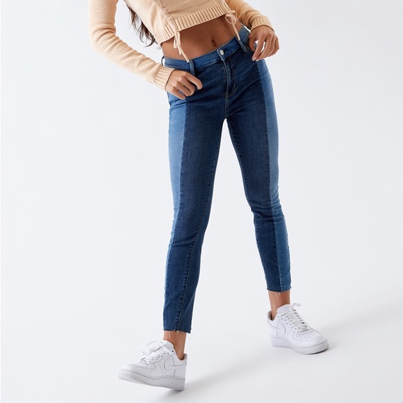 PacSun | Two Toned Denim High Waisted Jeans - Picture 3 of 11